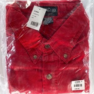 Trading Spaces Button Down Shirt Mens 2XL Red TLC TV Show Television Rare USA